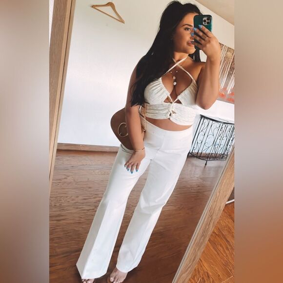 White slack pants - Picture 1 of 3